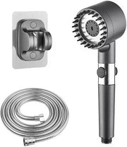 Douchekop booster con tubo e filtro - doccia manuale universale - 1 pezzo
