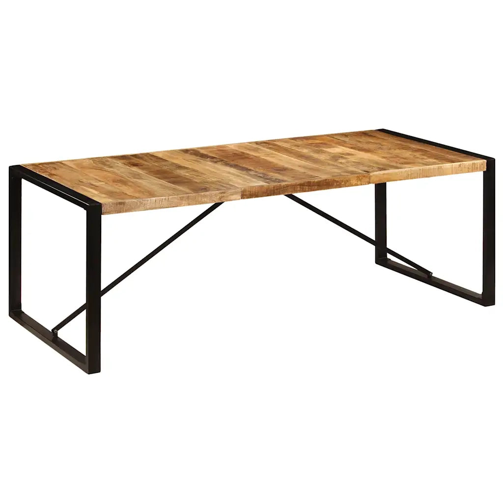 Tavolo da Pranzo 220x100x75 cm in Legno Massello di Mango cod mxl 25026