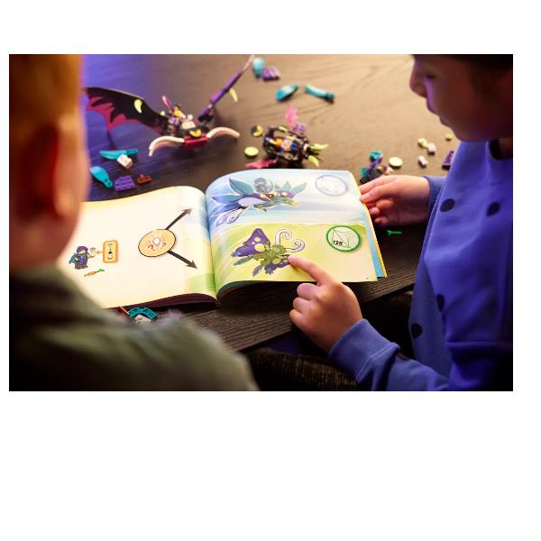 Lego dreamzzz 71457 pegaso, il cavallo volante, animale giocattolo da costruire in 2 modi con minifigure, giochi per bambini