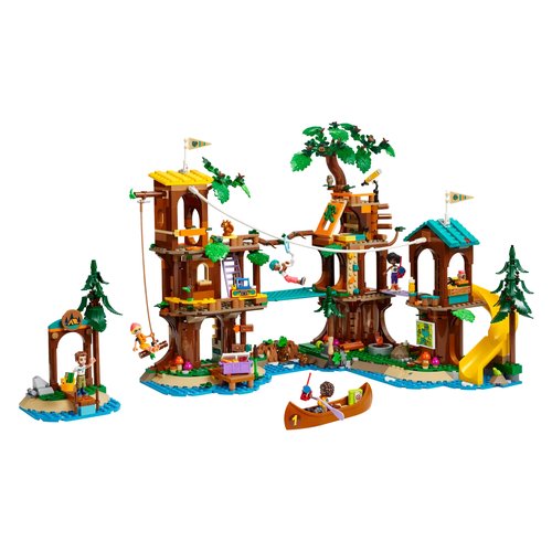 La casa sull’albero al campo avventure lego 42631 friends
