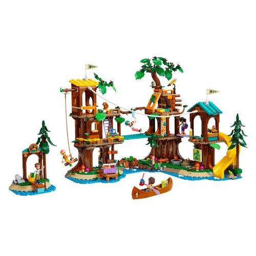 La casa sull’albero al campo avventure lego 42631 friends