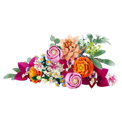 Bouquet di fiori rosa lego 10342 botanicals