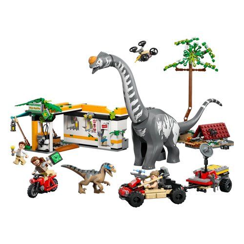 Costruzioni lego 76973 jurassic world alla ricerca del raptor e del ti