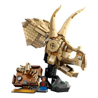 Fossili di dinosauro: teschio di triceratopo lego 76969 jurassic world
