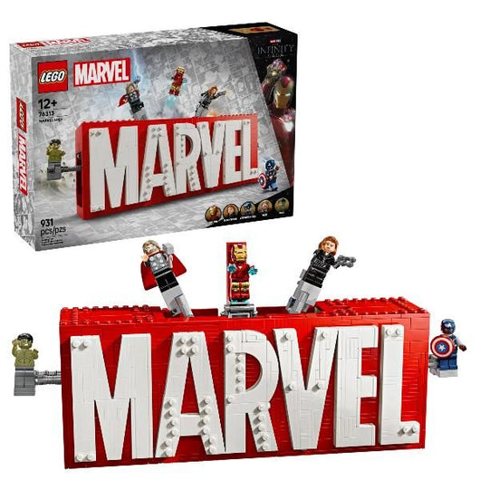 Logo  e  minifigure  marvel - 76313