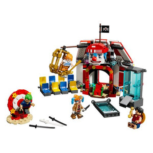 Costruzioni lego 75637 one piece la tenda del circo di bagy il clown