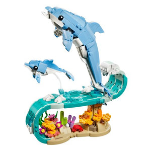 Costruzioni lego 31385 creator 3 in 1 animali marini: meravigliosi del
