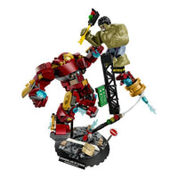 Costruzioni lego 76343 marvel super heroes battaglia epica: hulkbuster