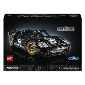 Costruzioni lego 42223 technic auto da corsa ford gt40 mkii 1966