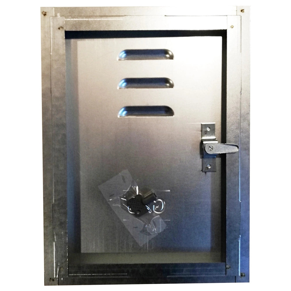 Sportello portello porta zincata per chiusura nicchia contatore gas, scegli se  hc 55 x lc 40 cm ( hn 51 x ln 36 cm )