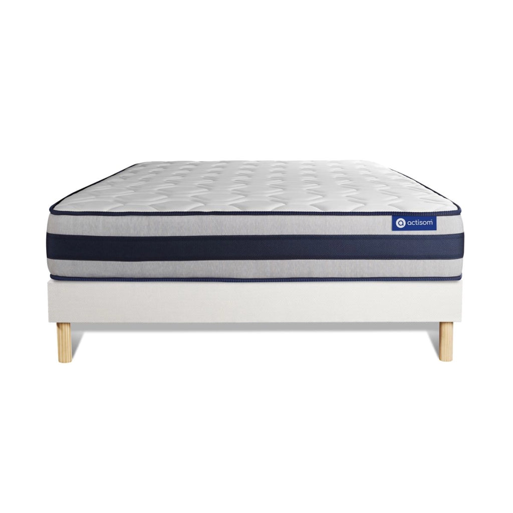Kit rete e materasso Actiflex ergo 130x210cm - Spessore : 24cm - Molle insacchettate e memory foam - rigido