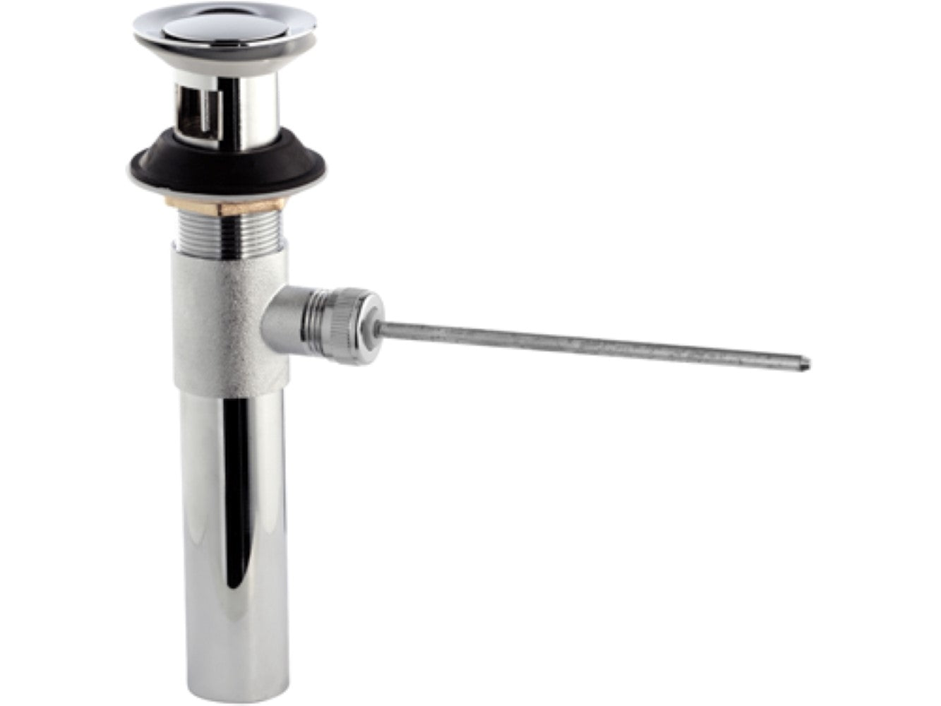 Scarico tipo america o americano in ottone pulito e cromato