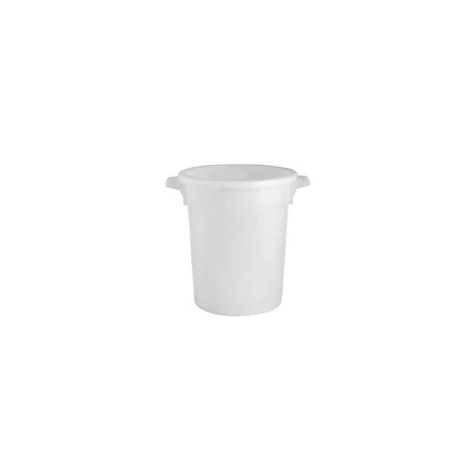 Giganplast GPS570753 Contenitore con Coperchio 60 Litri in Plastica Impilabile Bianco