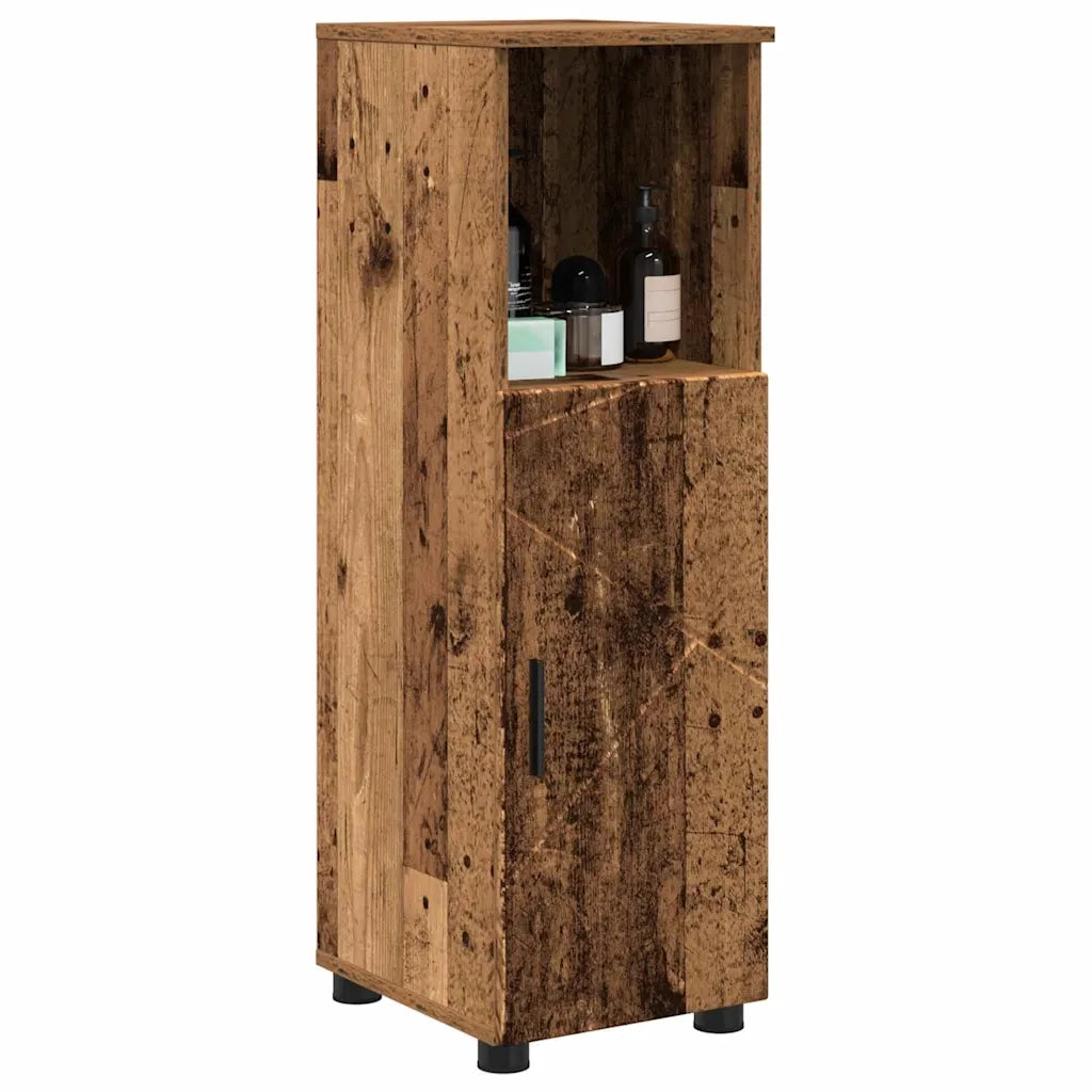 Mobile da Bagno con archiviazione Legno vecchio 30 x 35 x 95 cm