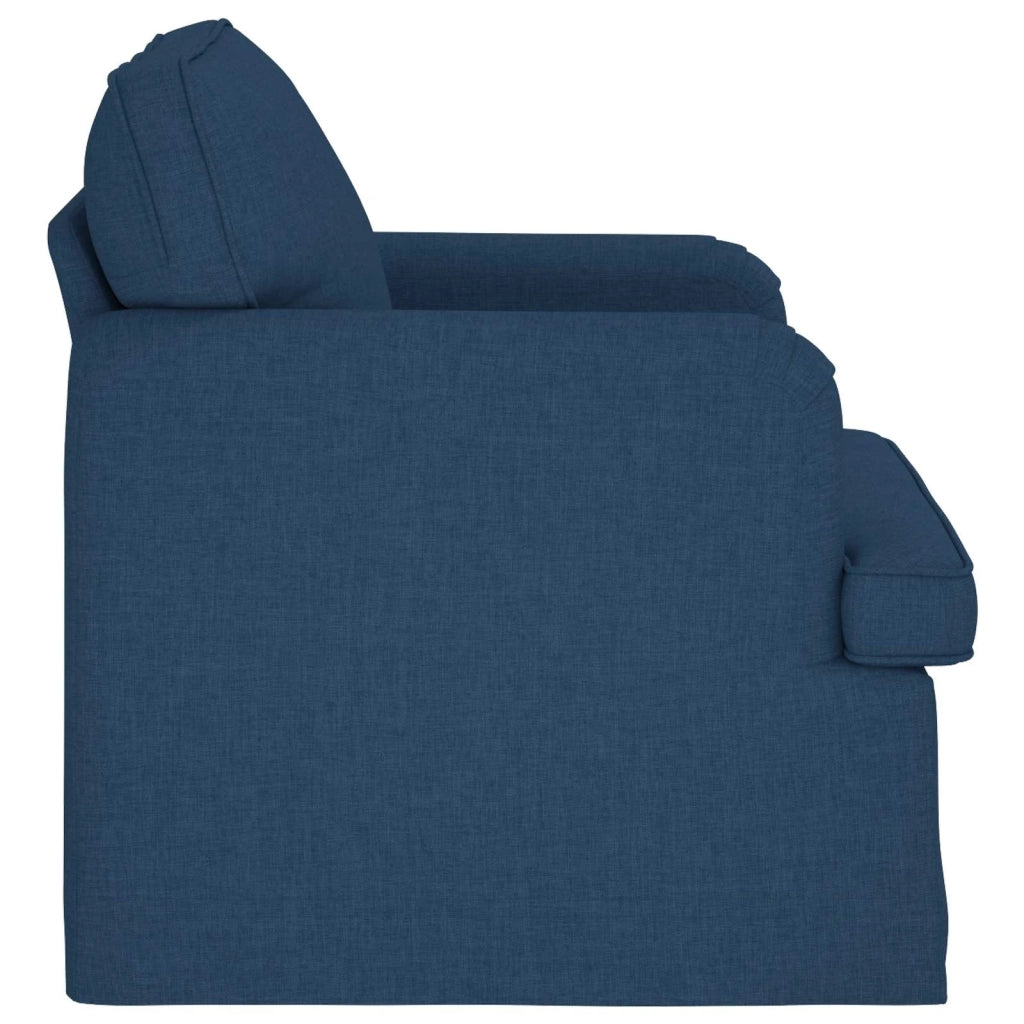 Divano | Divano da soggiorno | Sofa Blu 84 x 80 x 85 cm Tessuto