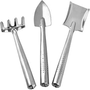 Set di strumenti per piante piccole - Rake e vanga da giardino - Kit per il giardinaggio - Spatola e spatola per trapianto - Rake da mano - Piante di cactus e erbe - Piante di miniatura per interni