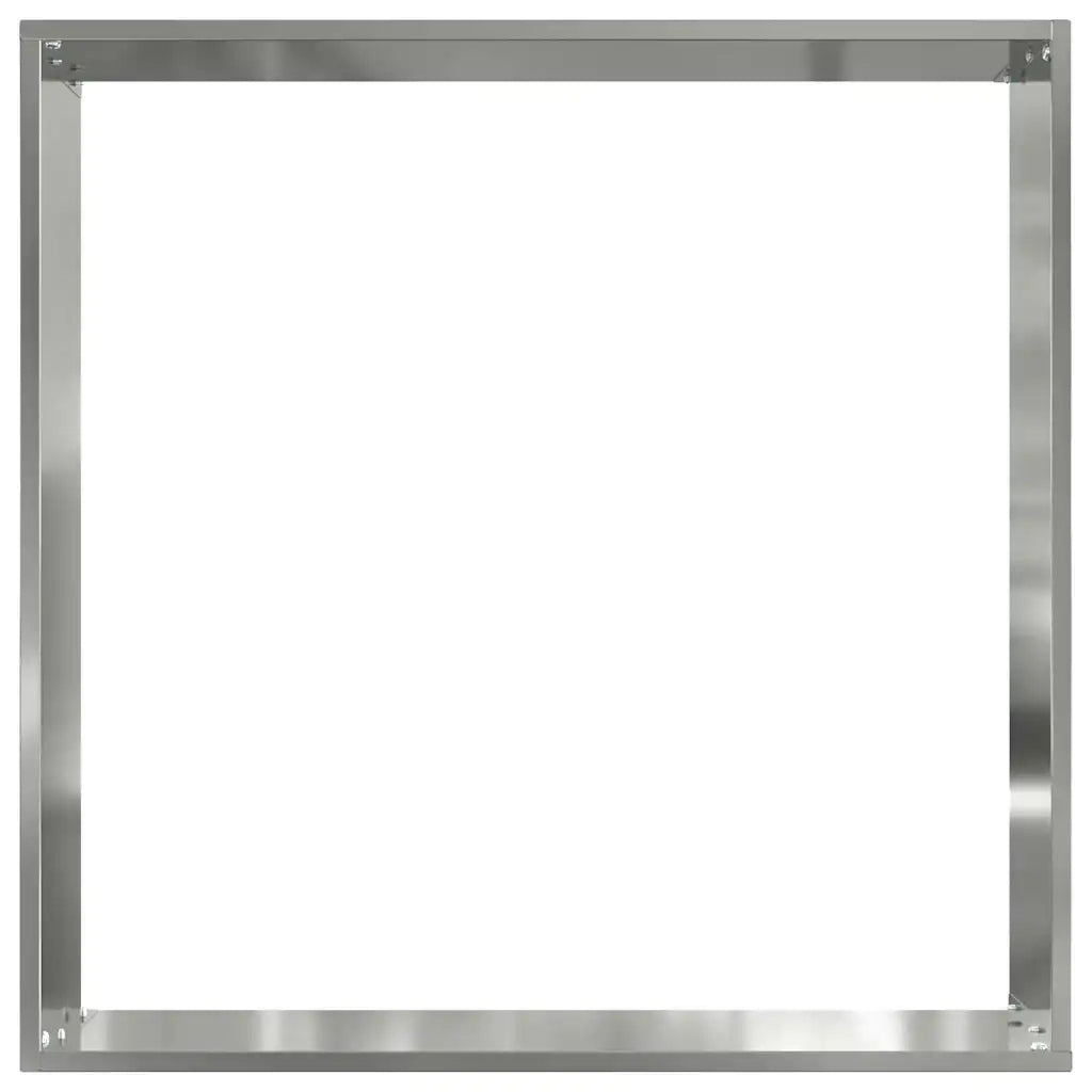 Bordura per Prato 50 x 50 x 13 cm Acciaio zincato Argento 874726