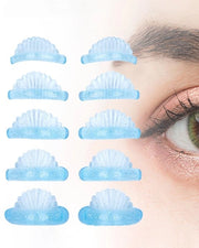 Set di sollevamento ciglia - 5 paia di adesivi siliconici autoadesivi - Duraturo e riutilizzabile - Adatto a tutte le forme oculari - Penna di sollevamento ciglia flessibile - Adesione forte