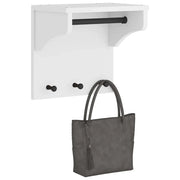 Appendiabiti da Parete SANDNES Bianco 43x30x42 cm Legno di Pino 4010456
