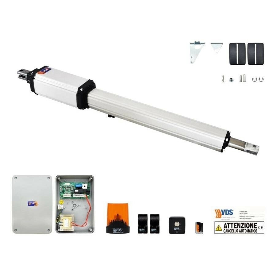 KIT 1 ANTA PER CANCELLI A BATTENTE FINO A 3 MT VDS KIT LINEAR 11 500 24V 10018/3