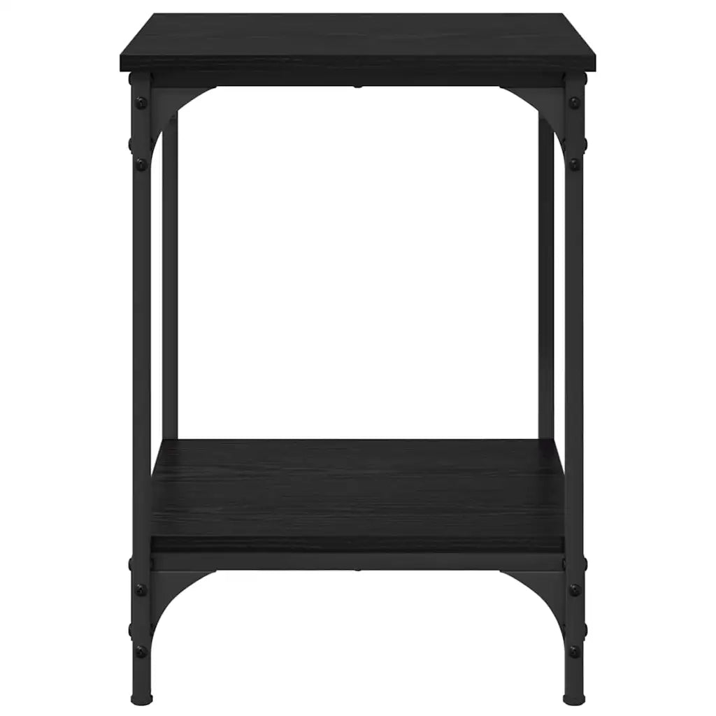 Tavolino da salotto Rovere Nero 40 x 40 x 55 cm 881898