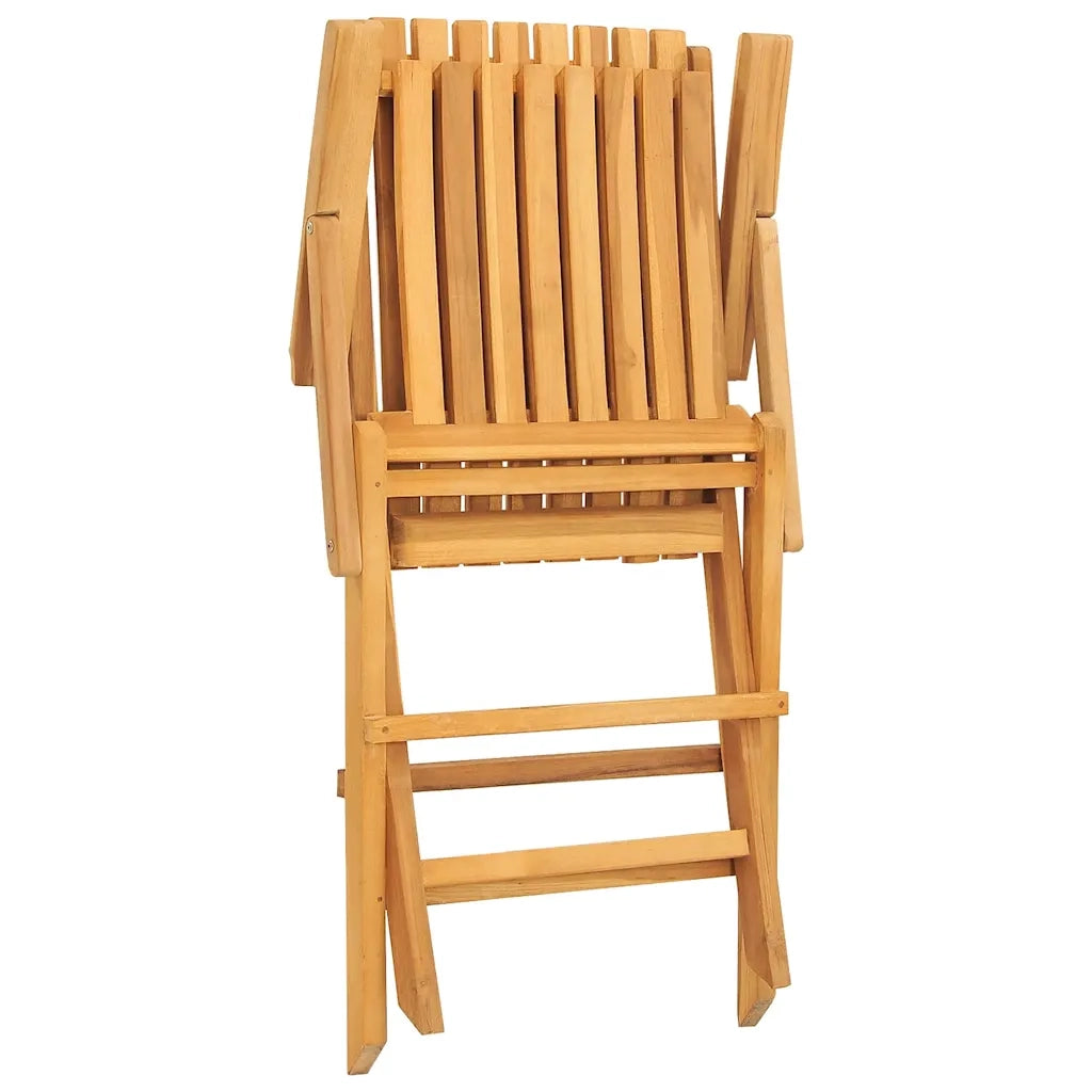 Sedie da Giardino Pieghevoli 4pz 61x67x90cm Legno Massello Teak 3155055