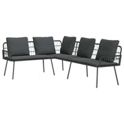 Divano con cuscino-Sofa con cuscino-Divanetto Grigio x Metallo