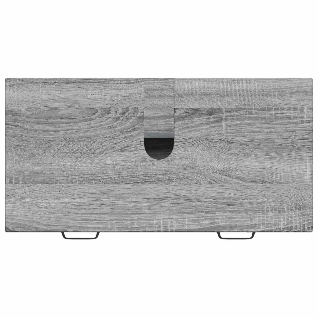 Armadio per Lavabo da Bagno HAARLEM Sonoma grigio 896801