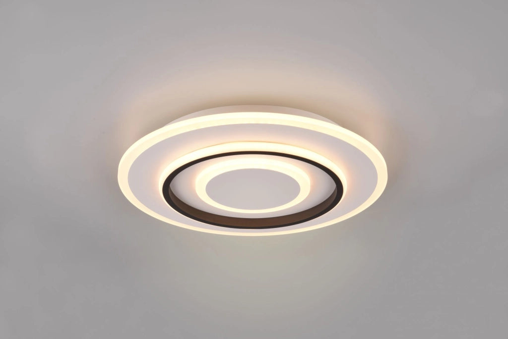 JORA PLAFONIERA LED  46W 5400lm, 2700 - 6000K ROTONDA CON TELECOMANDO MULTIFUNZIONE D. 41CM DIMMERABILE