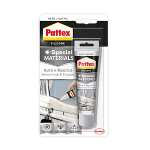 Silicone auto e nautica Nero Pattex 60 Ml