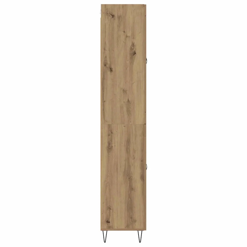 Credenza con cassetto Rovere artigianale 69,5 x 34 x 180 cm
