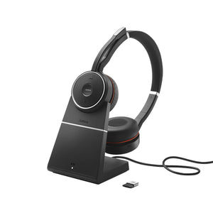 Jabra 7599-848-199 cuffia e auricolare con cavo e senza cavo a padiglione musica e chiamate bluetooth base di ricarica nero