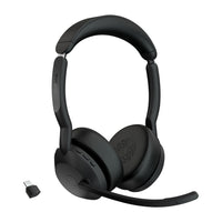 Jabra 25599-989-899 cuffia e auricolare wireless a padiglione ufficio bluetooth base di ricarica nero