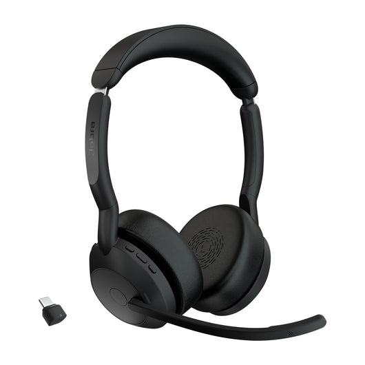 Jabra 25599-989-899 cuffia e auricolare wireless a padiglione ufficio bluetooth base di ricarica nero