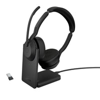 Jabra 25599-989-989 cuffia e auricolare con cavo e senza cavo a padiglione ufficio bluetooth base di ricarica nero