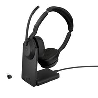 Jabra 25599-999-889 cuffia e auricolare con cavo e senza cavo a padiglione ufficio bluetooth base di ricarica nero