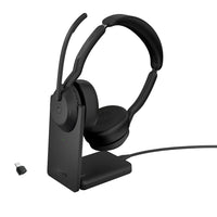 Jabra 25599-999-889 cuffia e auricolare con cavo e senza cavo a padiglione ufficio bluetooth base di ricarica nero