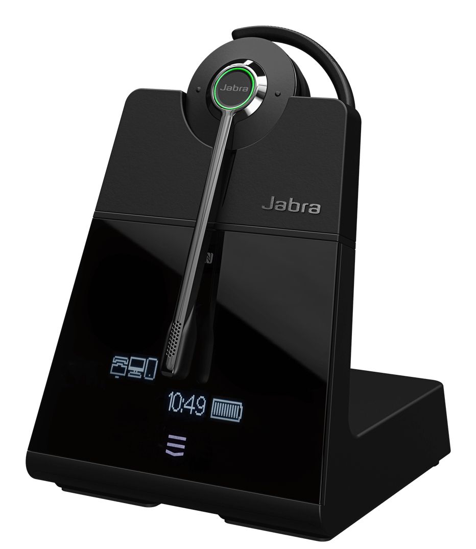 Jabra engage 75 se auricolare wireless a clip, a padiglione ufficio bluetooth nero - 9655-583-111