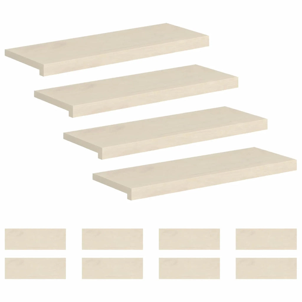 Gradini per Scale 12 pz 70 x 25 x 2 cm Bianco 3449405