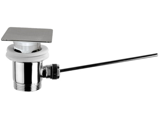 Scarico automatico con tappo grande quadrato piatto a copertura totale della piletta