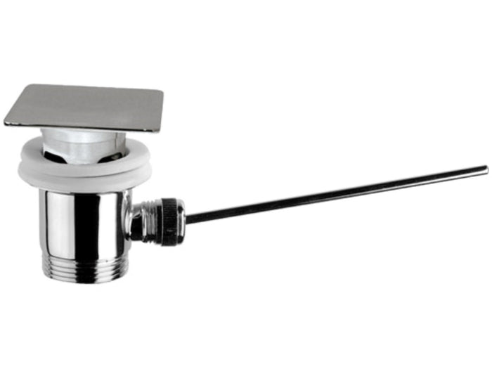 Scarico automatico con tappo grande quadrato piatto a copertura totale della piletta