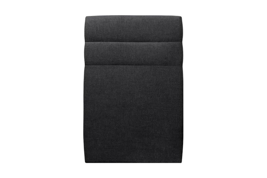 Letto 90x200 cm con testiera in linea - Tessuto Tela opaca