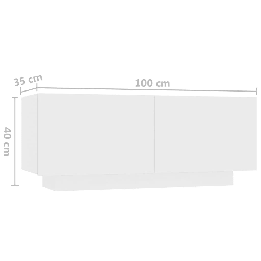 Mobile TV multimediale scaffale TV credenza mobile TV sala da pranzo soggiorno camera da letto con luci LED 180 x 35 x 40 cm bianco 02_0026540