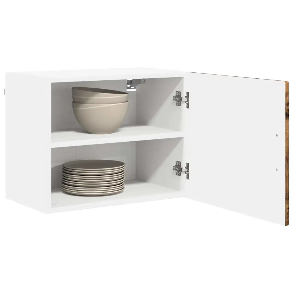 Armadietto a muro PORTO 2 pcs Legno vecchio 50 x 31 x 40 cm