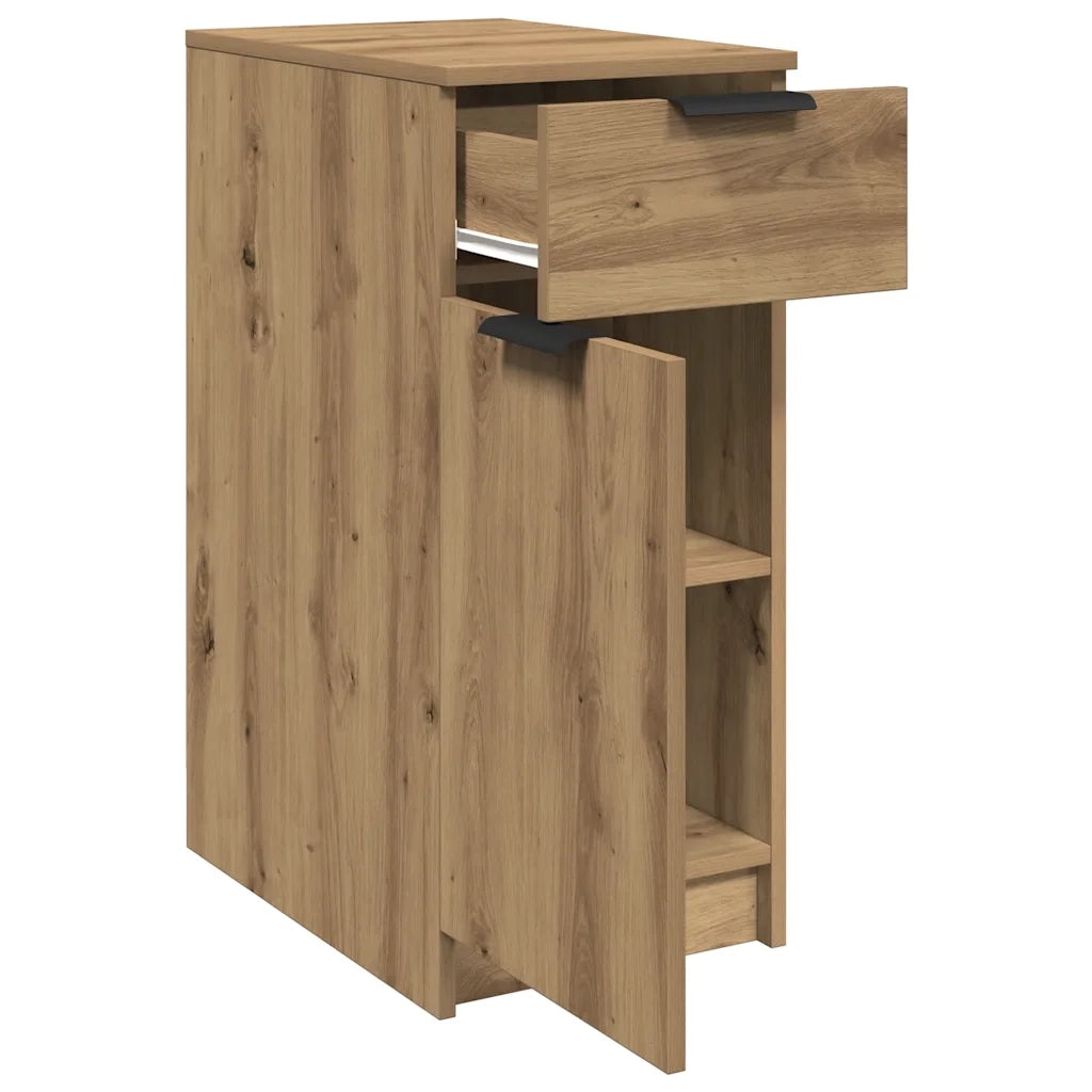 vidaXL Scrivania Rovere Artigianale 34x36x50 cm in Legno Multistrato