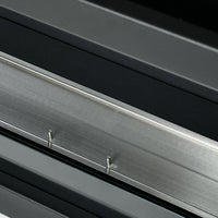 Camino a Bioetanolo da Incasso 100x30x55 cm Bruciatore 2,4L Nero