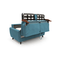 Callisto Divano letto matrimoniale 188 cm azzurro