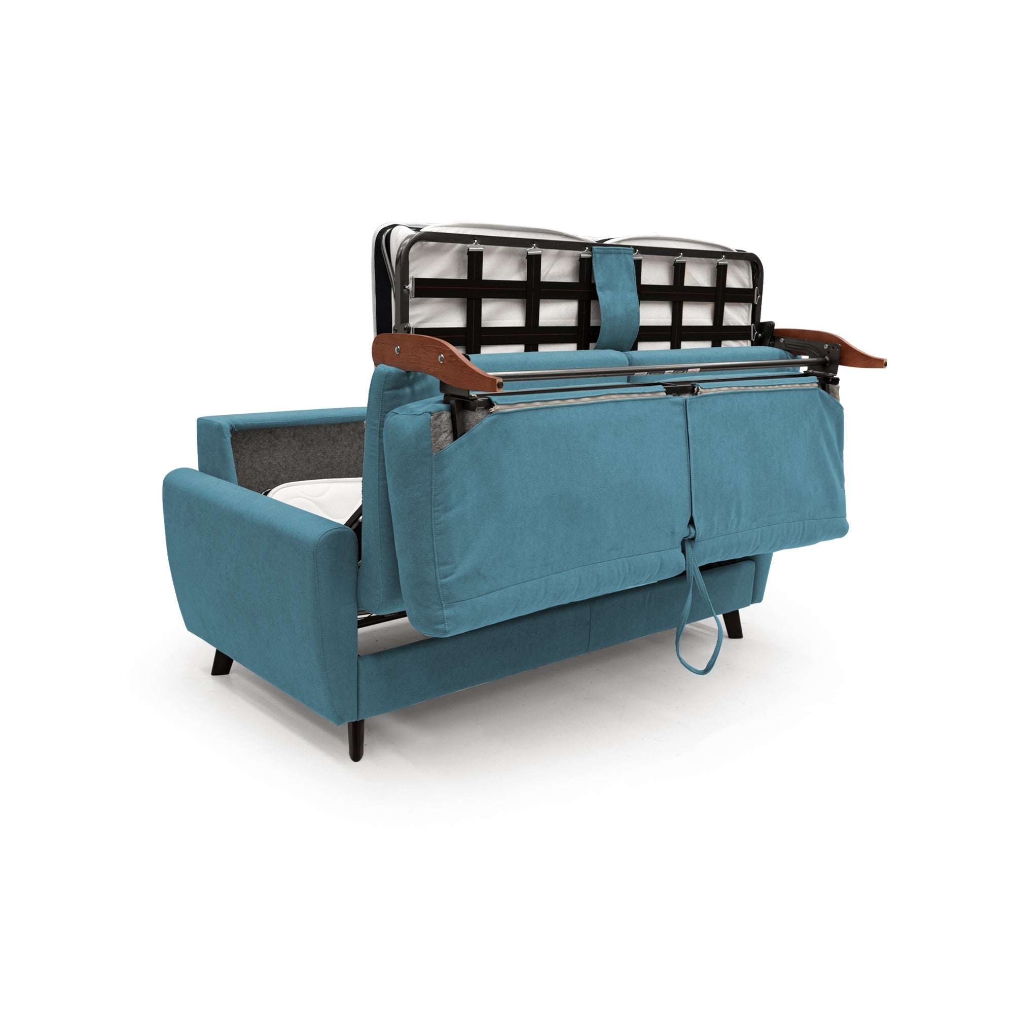 Callisto Divano letto matrimoniale 188 cm azzurro