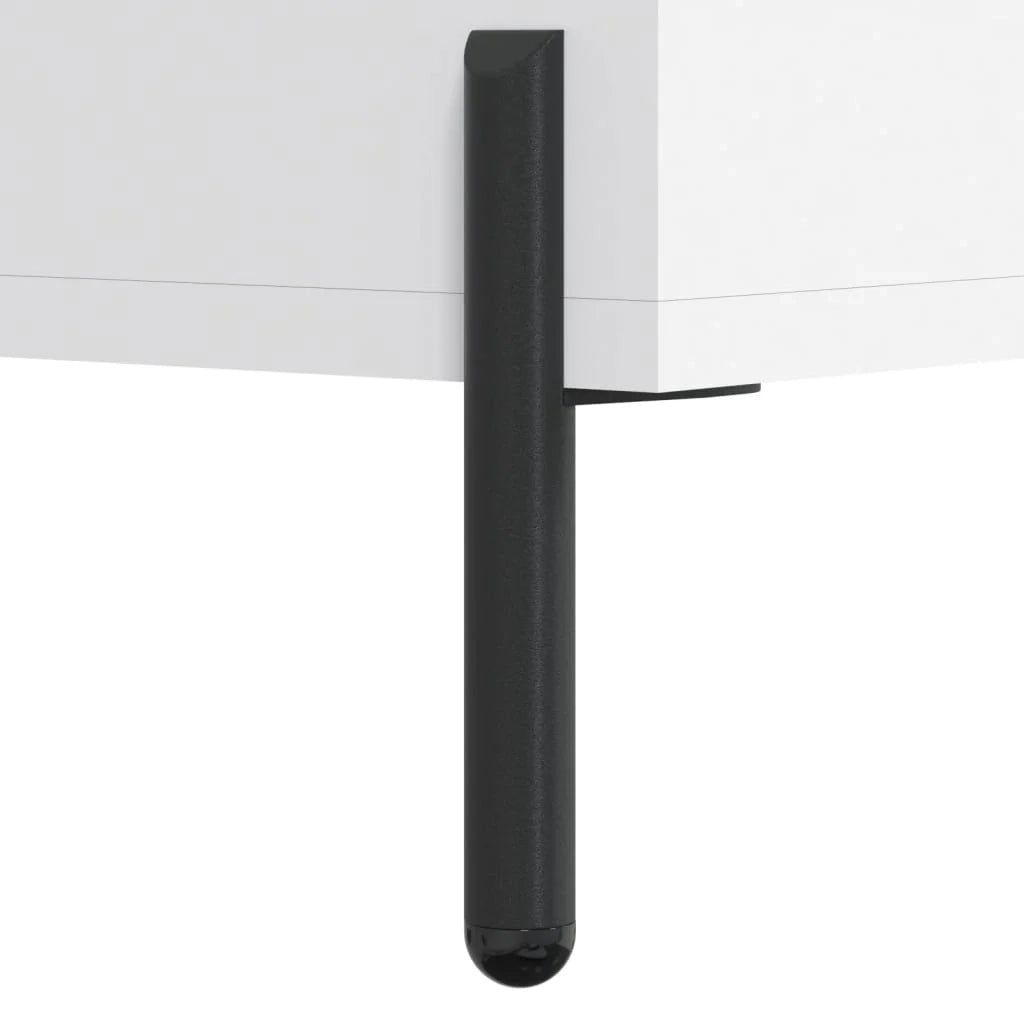 Mobile TV multimediale mensola TV credenza TV sala da pranzo soggiorno camera da letto 80 x 36 x 50 cm legno ingegnerizzato bianco 02_0026291
