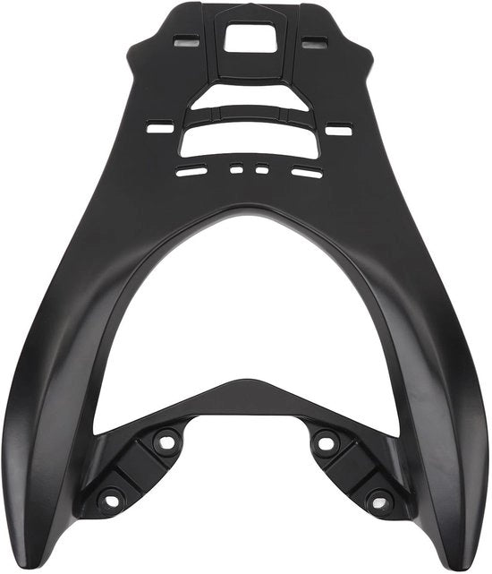Ricarica posteriore per Nmax 155 2020-2023 - Carrello in alluminio per bagagli - Installazione sicura - Spazio di stoccaggio aggiuntivo - Sicurezza migliorata - Deposito comodo
